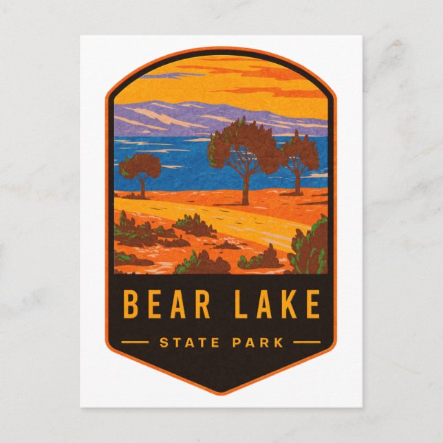 Postal Parque estatal Bear Lake (Anverso)
