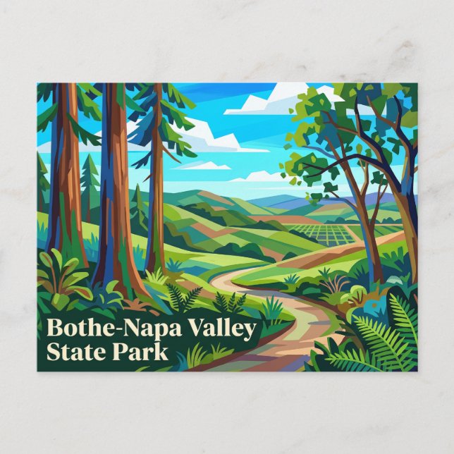 Postal Parque Estatal Bothe-Napa Valley California (Anverso)