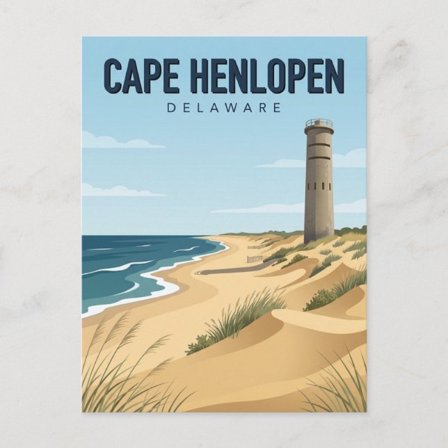 Postal Parque Estatal Cape Henlopen Delaware (Anverso)