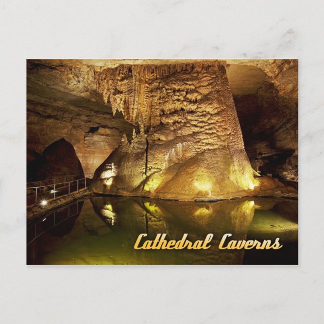 Postal Parque Estatal Catedral Caverns, Alabama (Anverso)