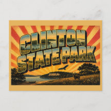 Parque Estatal Clinton Kansas Pradera Lago Bosque