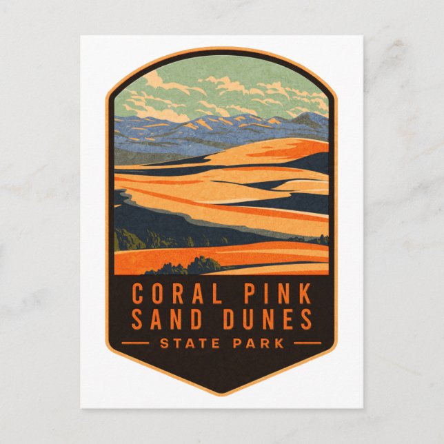 Postal Parque estatal Coral Pink Sand Dunes (Anverso)