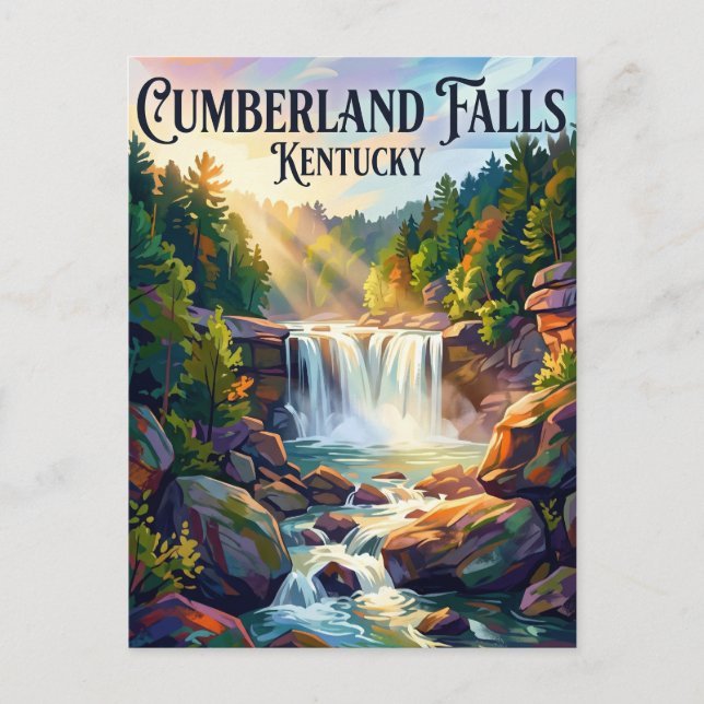 Postal Parque Estatal Cumberland Falls Kentucky (Anverso)