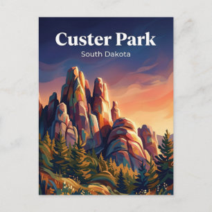 Postal Parque Estatal Custer Dakota del Sur
