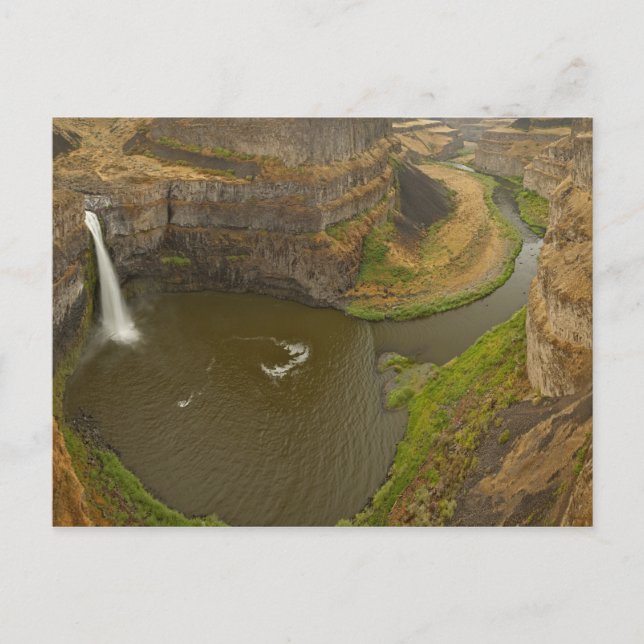 Postal Parque Estatal de las cataratas de Palouse de 60 m (Anverso)
