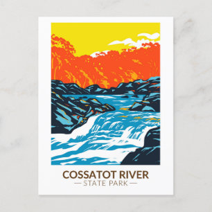 Postal Parque Estatal del Río Cossatot Vintage Arkansas