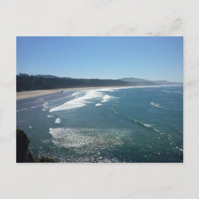 Postal Parque Estatal Devil's Punchbowl, Costa de Oregón (Anverso)