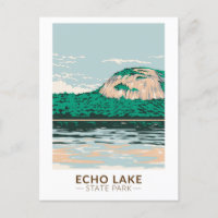 Parque Estatal Echo Lake New Hampshire Vintage