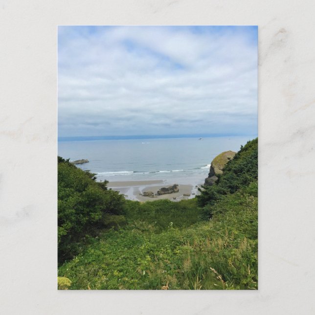 Postal Parque Estatal Ecola, Playa Cannon, Oregón (Anverso)