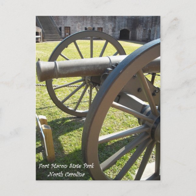 Postal Parque estatal Fort Macon NC (Anverso)