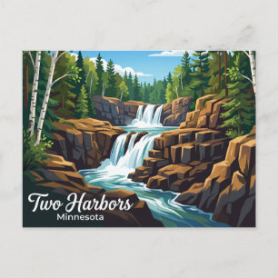 Postal Parque Estatal Gooseberry Falls EE. UU.