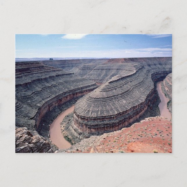 Postal Parque Estatal Goosenecks, Utah, EE.UU. (Anverso)