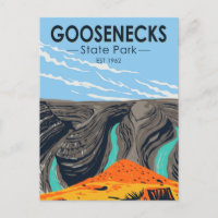 Parque estatal Goosenecks Utah Vintage