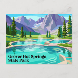 Postal Parque Estatal Grover Hot Springs California