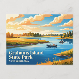Postal Parque Estatal Isla de Graham, Lago del Diablo, Da
