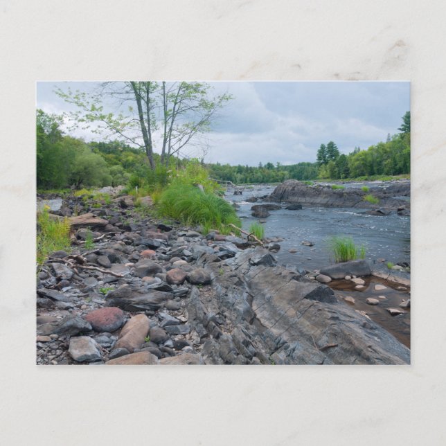 Postal Parque estatal Jay Cooke y río (Anverso)