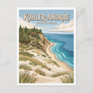 Postal Parque Estatal Kohler-Andrae Sheboygan Wisconsin