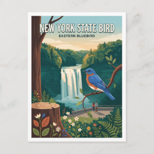 Postal Parque Estatal Letchworth, Nueva York Castile Trav