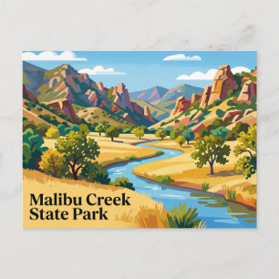 Postal Parque Estatal Malibu Creek California