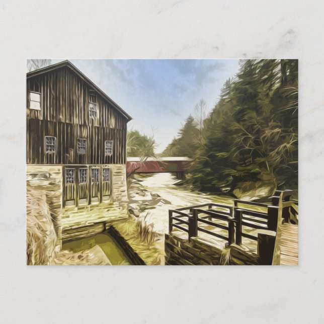 POSTAL PARQUE ESTATAL MCCONNELLS MILL - PENNSYLVANIA USA (Anverso)