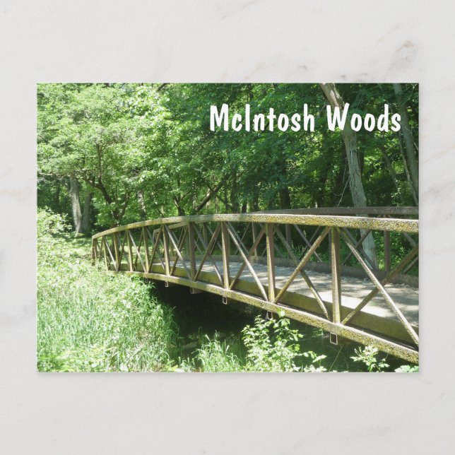 Postal Parque Estatal McIntosh Woods, Iowa (Anverso)