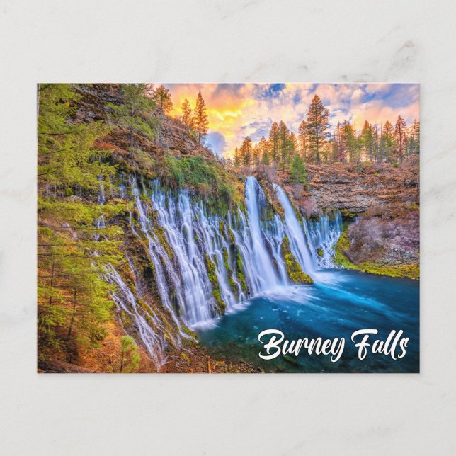 Postal Parque Estatal Memorial McArthur-Burney Falls (Anverso)