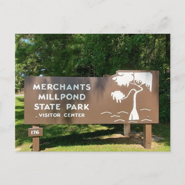 Postal Parque estatal Merchants Millpond (Anverso)