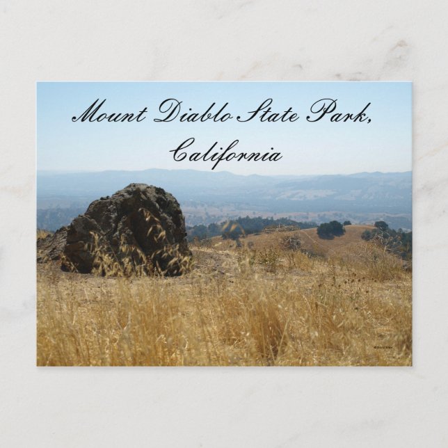 Postal Parque estatal Monte Diablo... (Anverso)