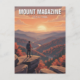 Postal Parque Estatal Mount Magazine Viajes Arkansas