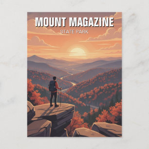 Postal Parque Estatal Mount Magazine Viajes Arkansas