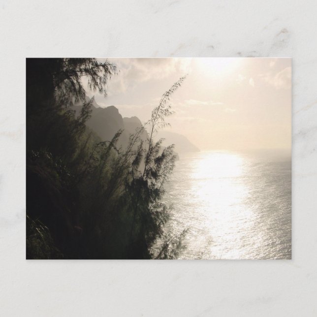 Postal Parque Estatal Na Pali Coast sun Hawaii (Anverso)