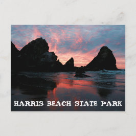 Postal Parque estatal Oregon Coast Sunrise Harris Beach