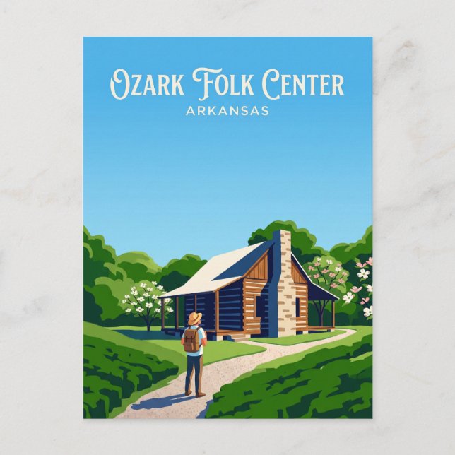 Postal Parque Estatal Ozark Folk Center USA (Anverso)