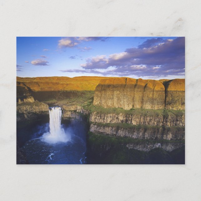 Postal Parque estatal Palouse Falls en Washington (Anverso)