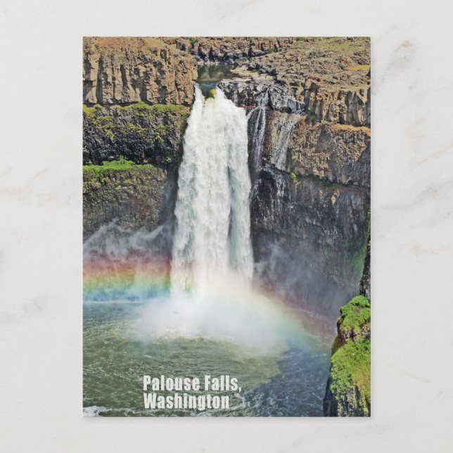 Postal Parque Estatal Palouse Falls, Washington (Anverso)