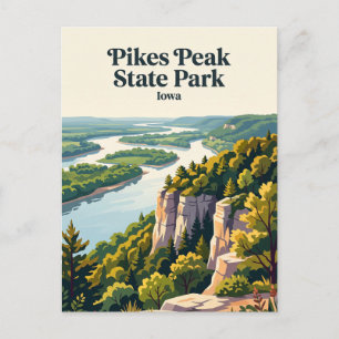 Postal Parque Estatal Pikes Peak Iowa