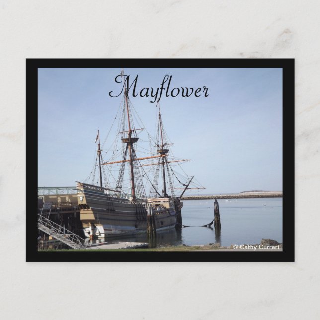 Postal Parque Estatal Pilgrim Memorial, Massachusetts (Anverso)