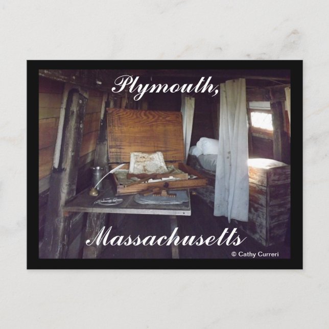 Postal Parque Estatal Pilgrim Memorial, Massachusetts (Anverso)
