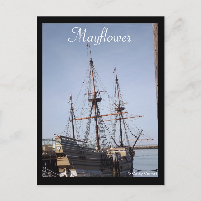 Postal Parque Estatal Pilgrim Memorial, Massachusetts (Anverso)