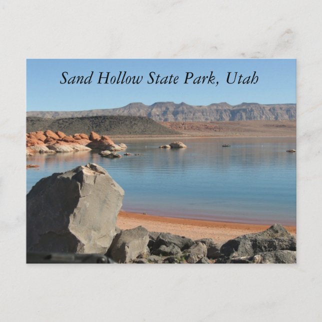 Postal Parque Estatal Sand Hollow, Utah (Anverso)