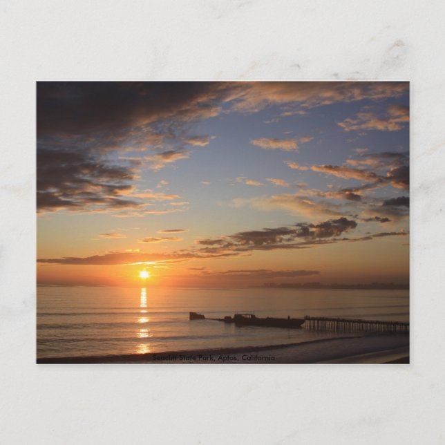 Postal Parque Estatal Seacliff, Aptos... (Anverso)
