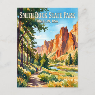 Postal Parque Estatal Smith Rock EE. UU.