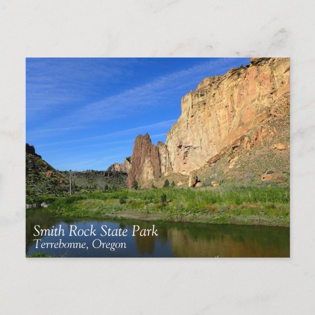 Postal Parque Estatal Smith Rock, Oregón (Anverso)