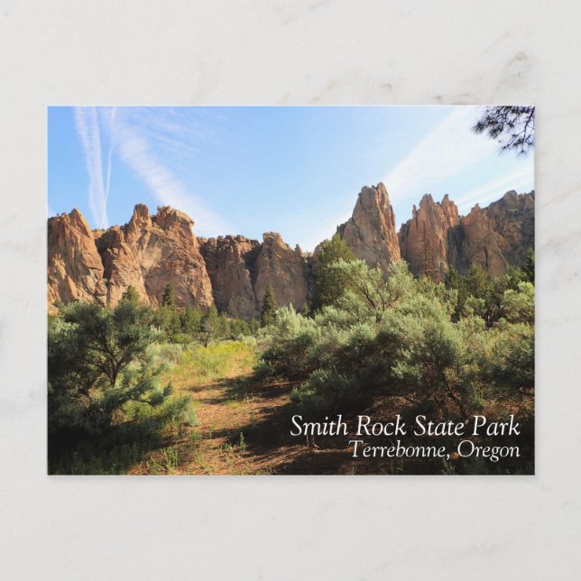 Postal Parque Estatal Smith Rock, Oregón (Anverso)