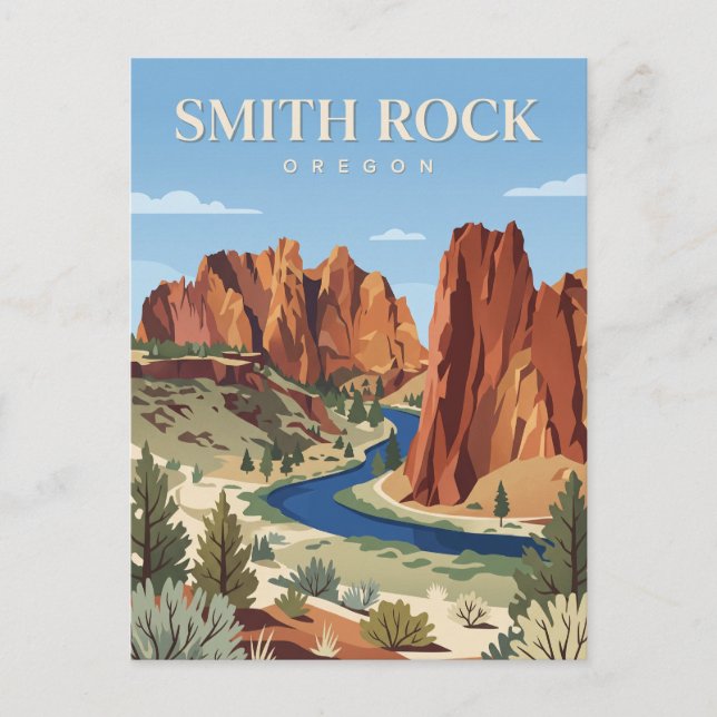 Postal Parque Estatal Smith Rock Oregon (Anverso)