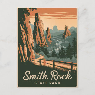 Postal Parque estatal Smith Rock Vintage