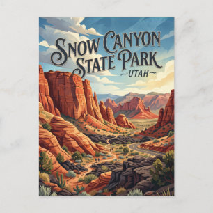 Postal Parque Estatal Snow Canyon Utah