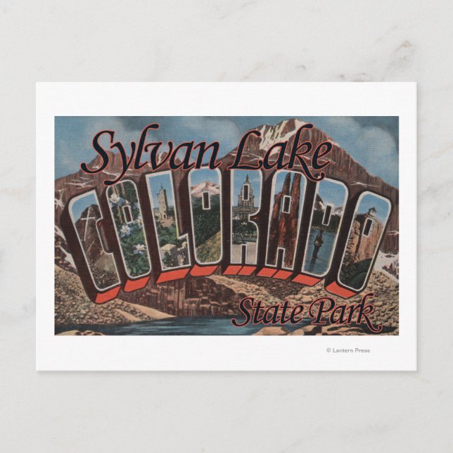 Postal Parque Estatal Sylvan Lake, Colorado (Anverso)