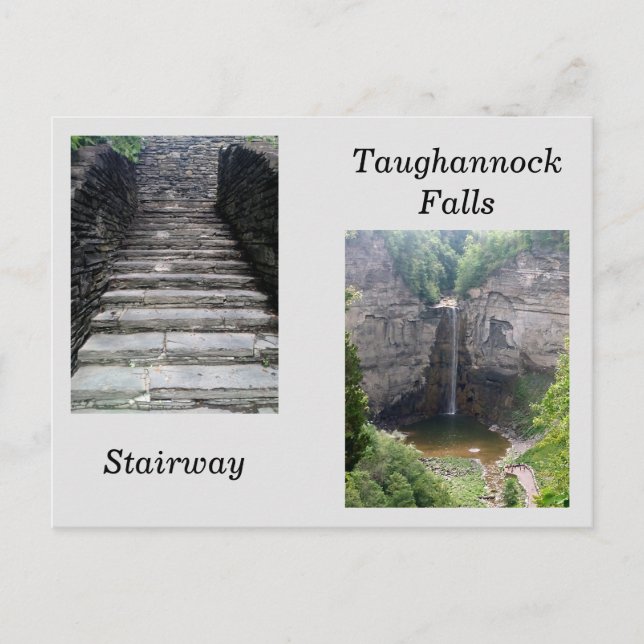 Postal Parque estatal Taughannock NY (Anverso)