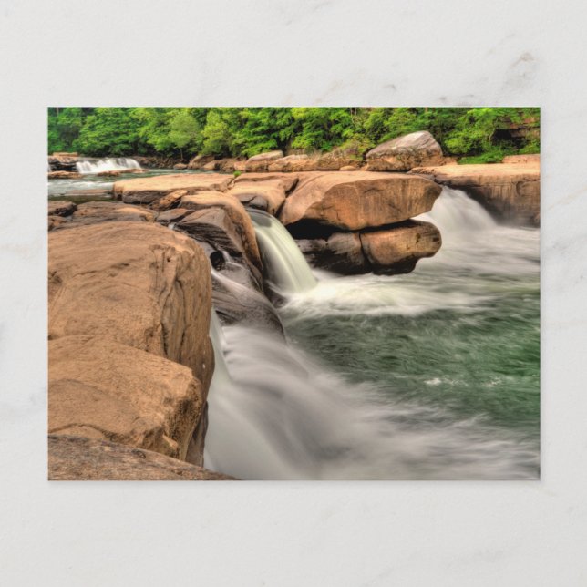 Postal Parque Estatal Valley Falls, Virginia Occidental (Anverso)